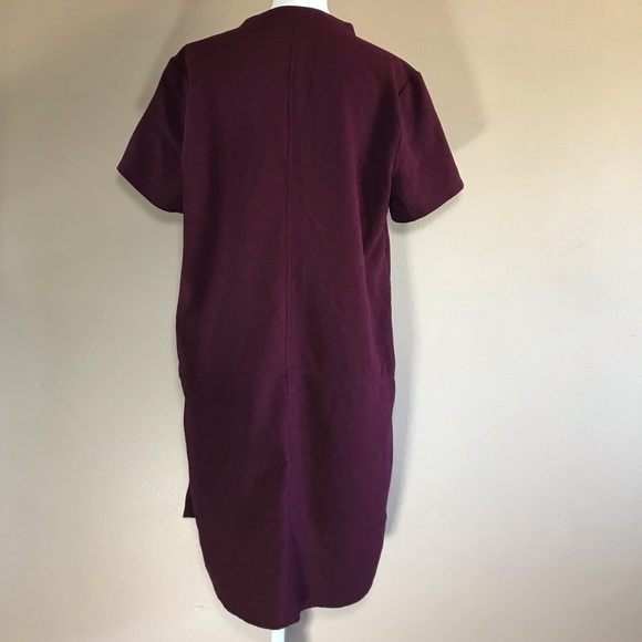 Lush wine red midi dress size L - Picture 8 of 12